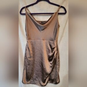 Nasty Gal Golden Brown Collection Dress Size 2